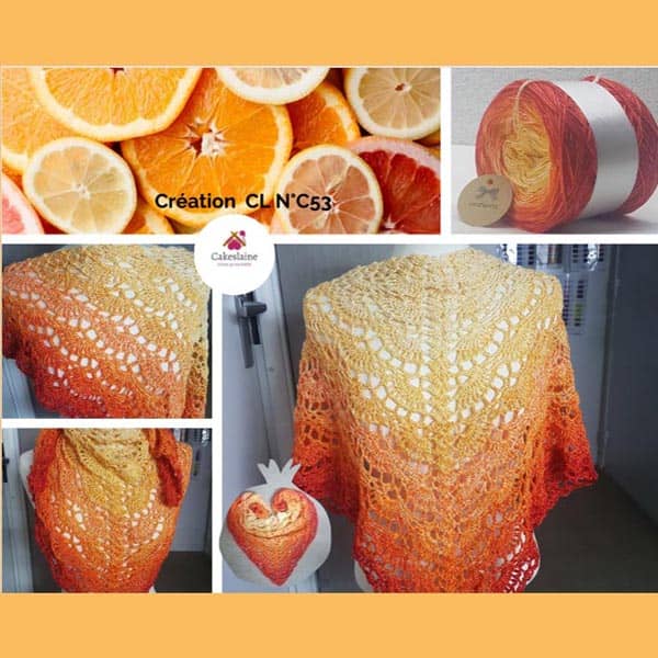 Produit Cake Pelote de laine ref: CL N°C53