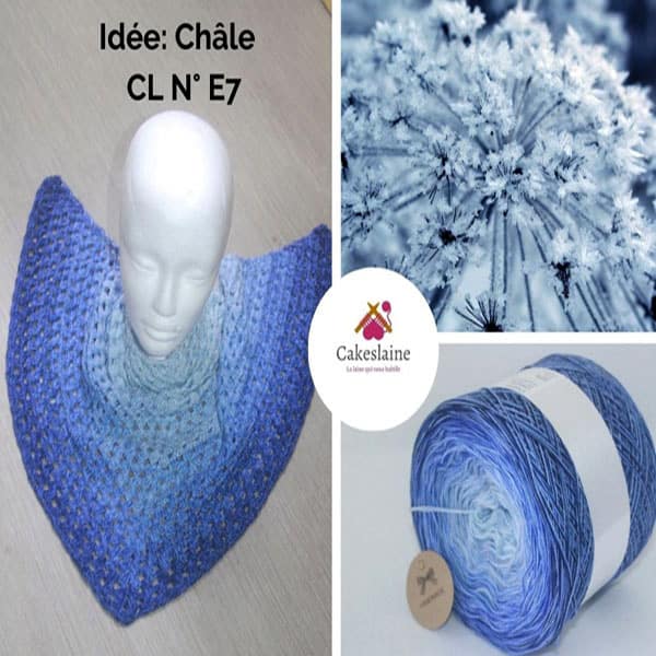 Produit Cake Pelote de laine ref: CL N°E7