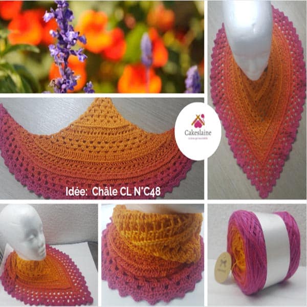 Produit Cake Pelote de laine ref: CL N°C48