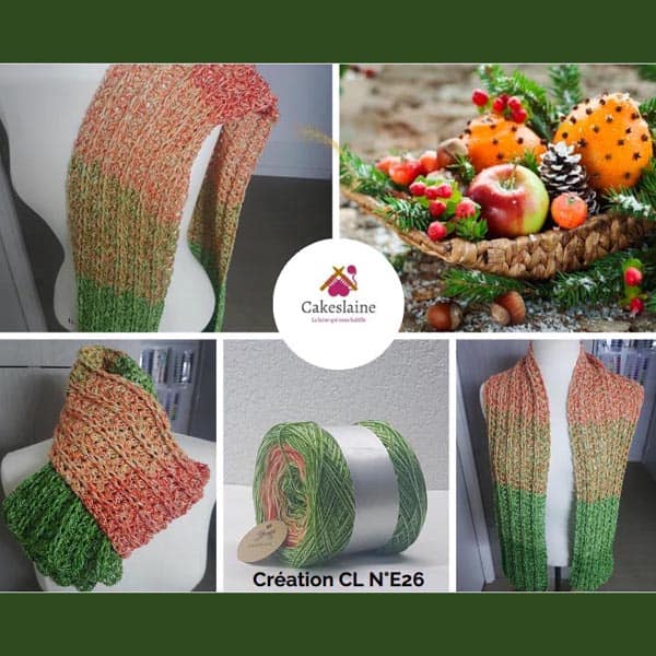 Produit Cake Pelote de laine ref: CL N°E26