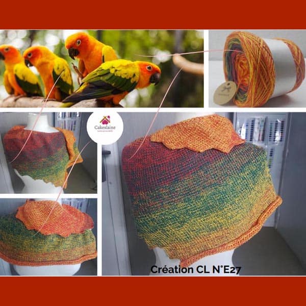 Produit Cake Pelote de laine ref: CL N°E27