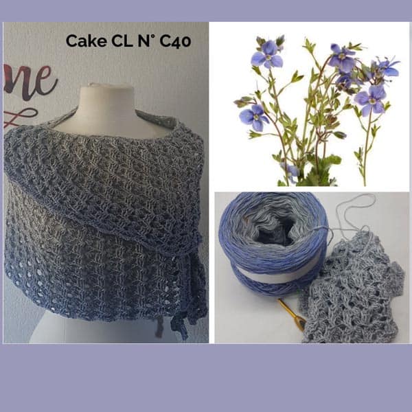 Produit Cake Pelote de laine ref: CL N°C40