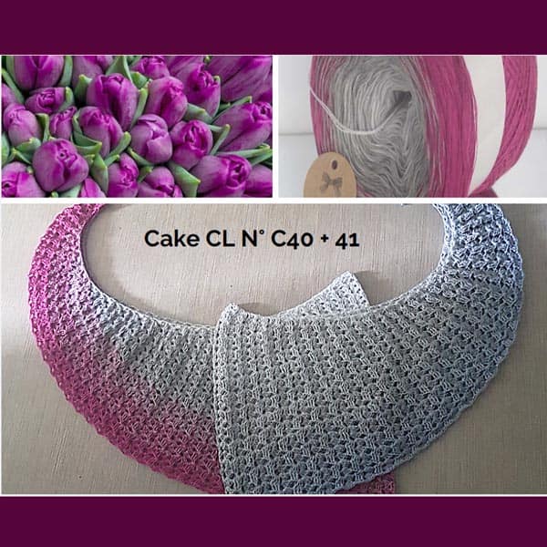 Produit Cake Pelote de laine ref: CL N°C40