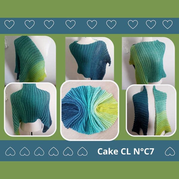 Produit Cake Pelote de laine ref: CL N°C7