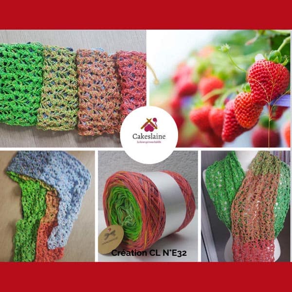 Produit Cake Pelote de laine ref: CL N°E32