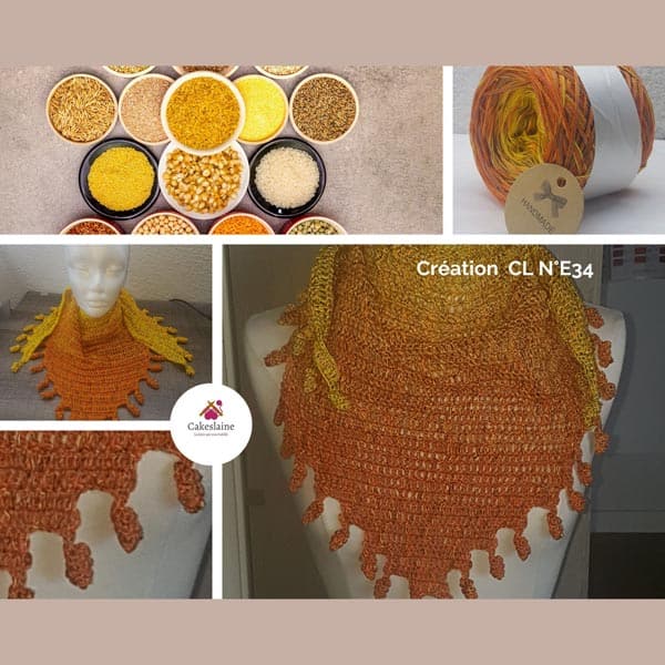 Produit Cake Pelote de laine ref: CL N°E34