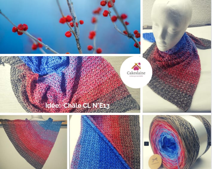 Produit Cake Pelote de laine ref: CL N°E13