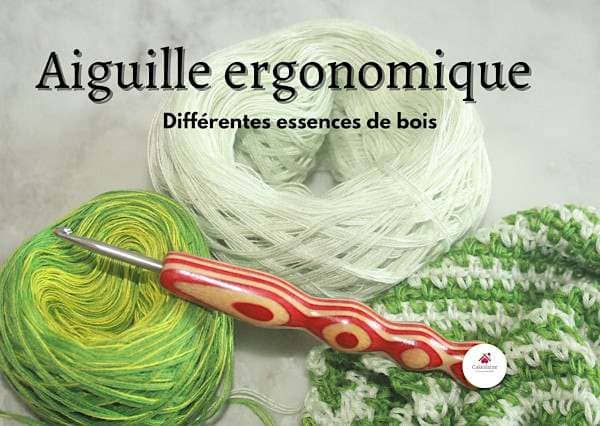 Aiguille à crochet ergonomique